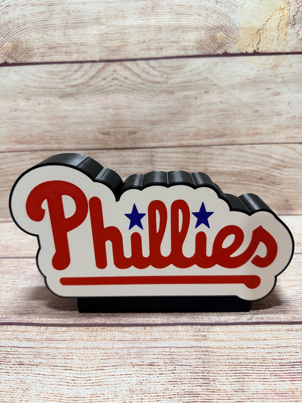 Phillies LED Team Sign Multicolor with Remote - Picture 2 of 8